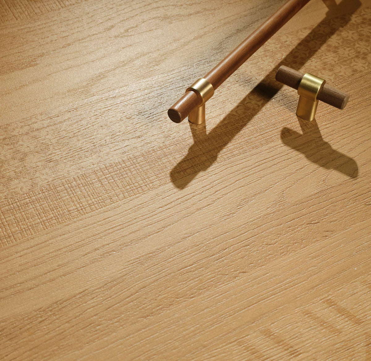 600x1200mm Digital Glazed Wood Look Porcelain Tile - M6212 Wheat Gold (麦金)