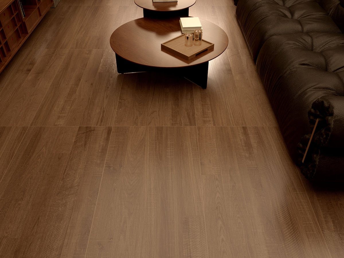 600x1200mm Digital Glazed Wood Look Porcelain Tile - M6211 Grace Gray (雅灰)