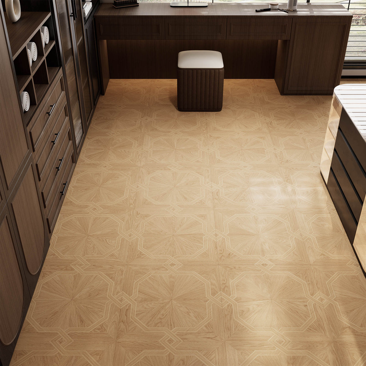 600×1200mm M6207 Honey Amber Digital Glazed Wood Look Porcelain Tile - Ultra-Low Absorption (Free Samples)