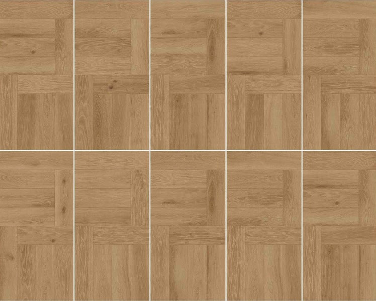 600x1200mm Digital Glazed Wood Look Porcelain Tile - M6216 Teak Wood (柚木)