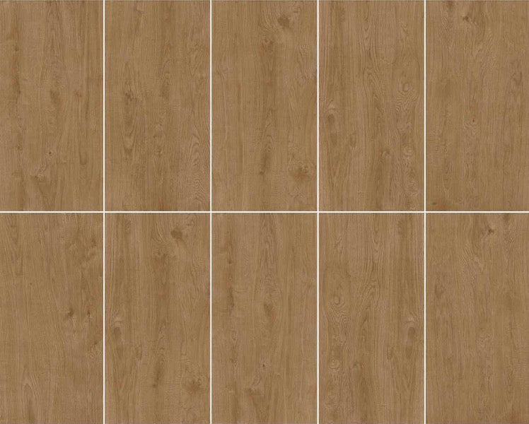 600×1200mm M6205 Camel Gray Digital Glazed Wood Look Porcelain Tile - Ultra-Low Absorption (Free Samples)