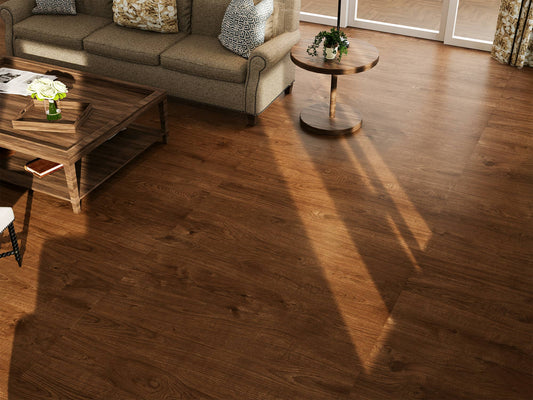600×1200mm M6206 Coffee Digital Glazed Wood Look Porcelain Tile - Ultra-Low Absorption (Free Samples)