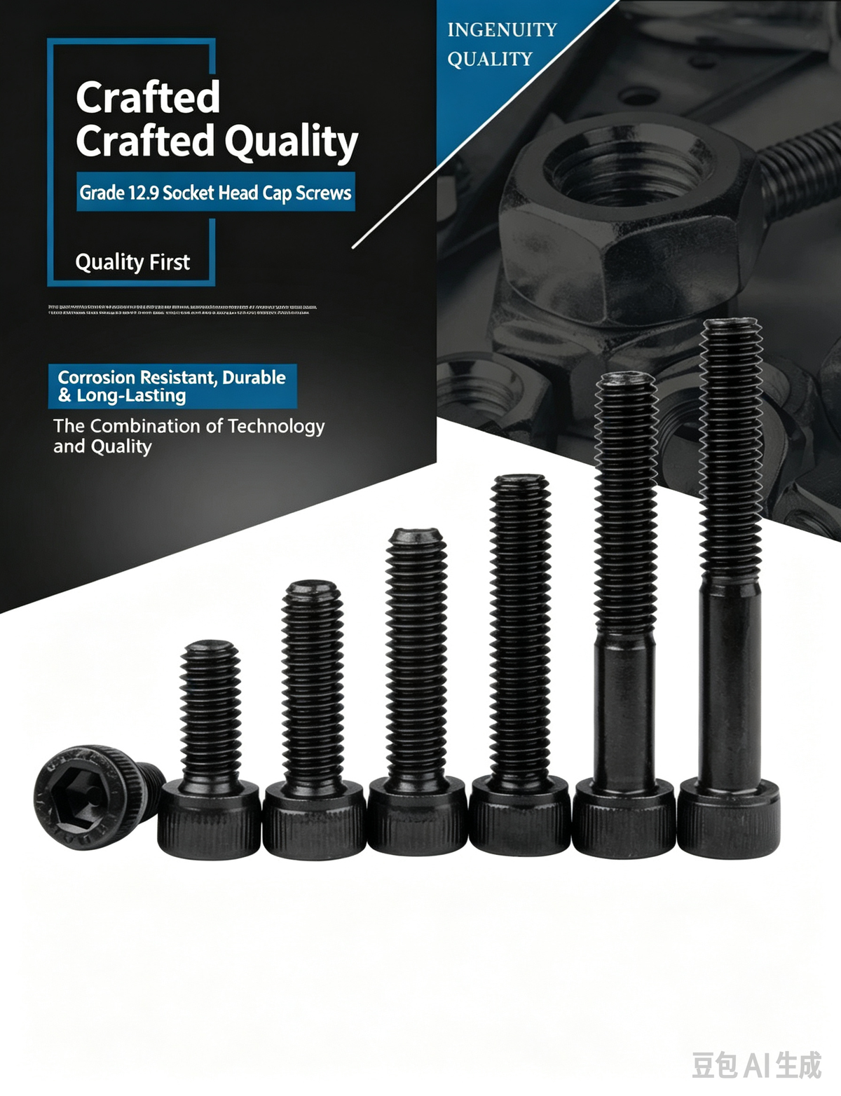 Grade 12.9 Socket Head Cap Screws