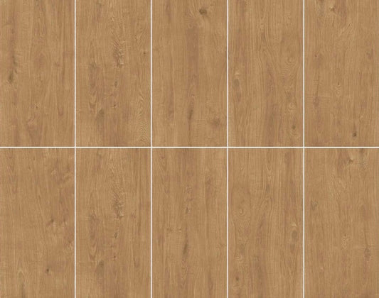 600x1200mm M6203 Linen Digital Glazed Wood Look Porcelain Tile - Ultra-Low Absorption (Free Samples)