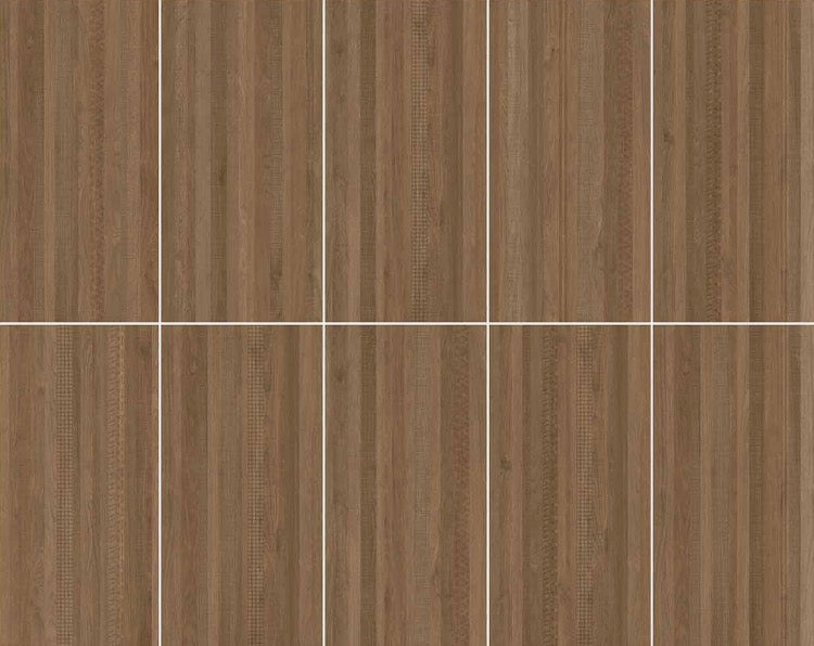 600x1200mm Digital Glazed Wood Look Porcelain Tile - M6213 Dusk Gray
